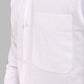 Jonesburg White Satin Slub Slim Fit Shirt | Swadesiicart