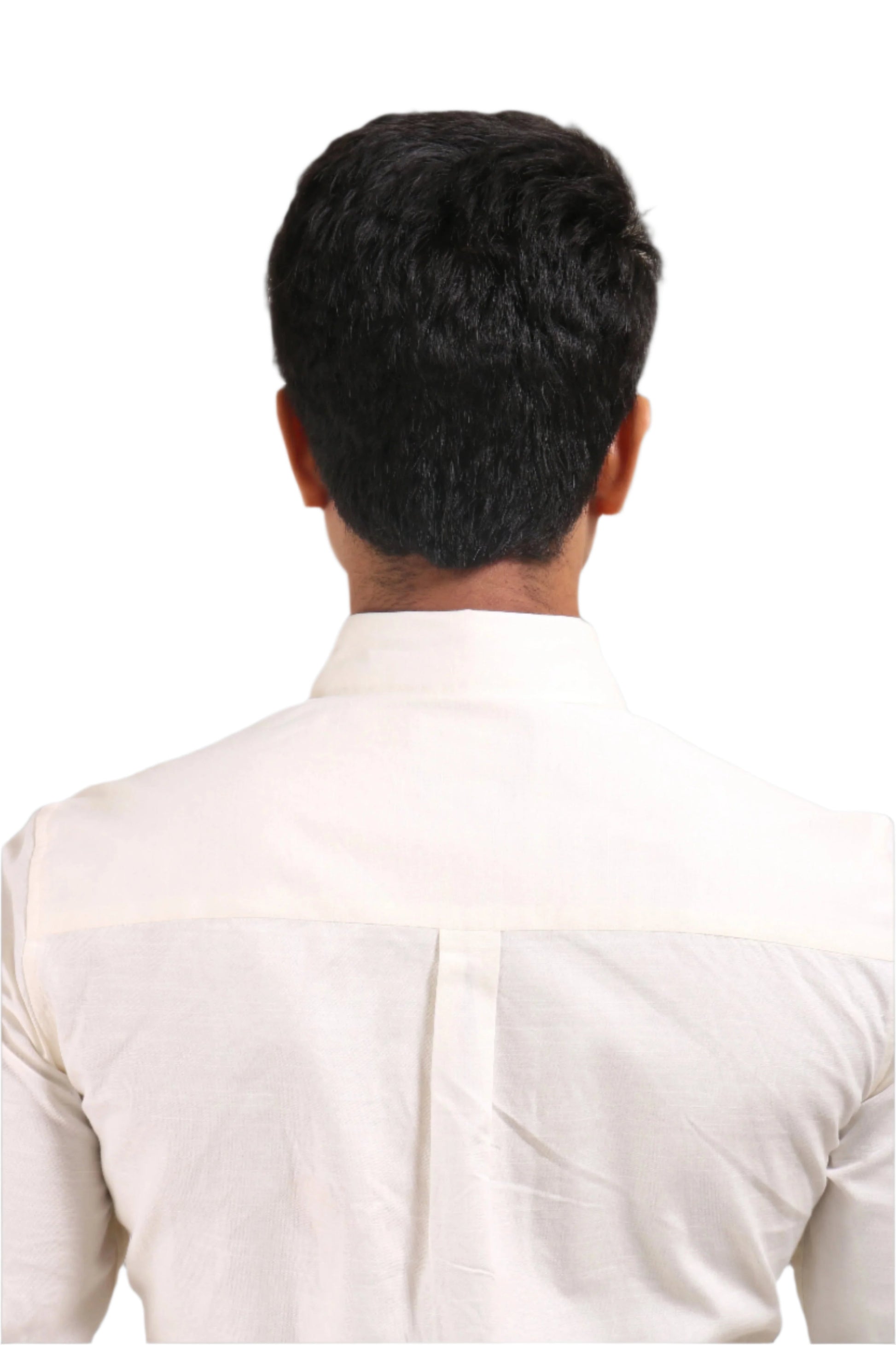 Jonesburg White Satin Slub Slim Fit Shirt | Swadesiicart