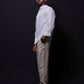 Jonesburg White Linen Regular Fit Shirt | Swadesiicart