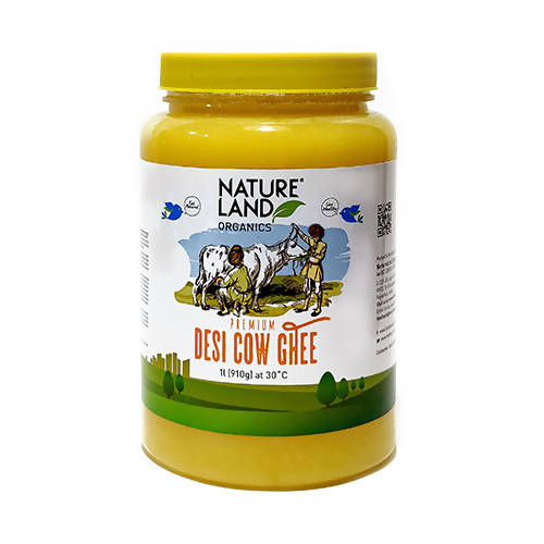 Nature Land Organics Premium Desi Cow Ghee | Organic Ghee From Desi Cow | Homemade Ghee - Swadesiicart