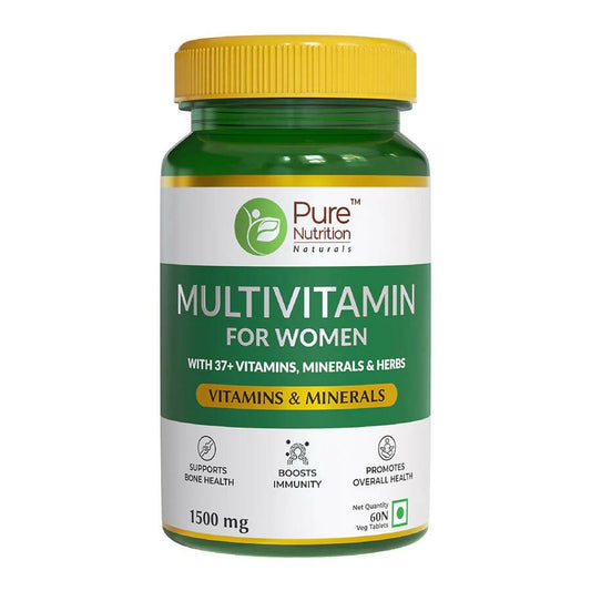 Pure Nutrition Multivitamin For Women Veg Tablets | Swadesiicart