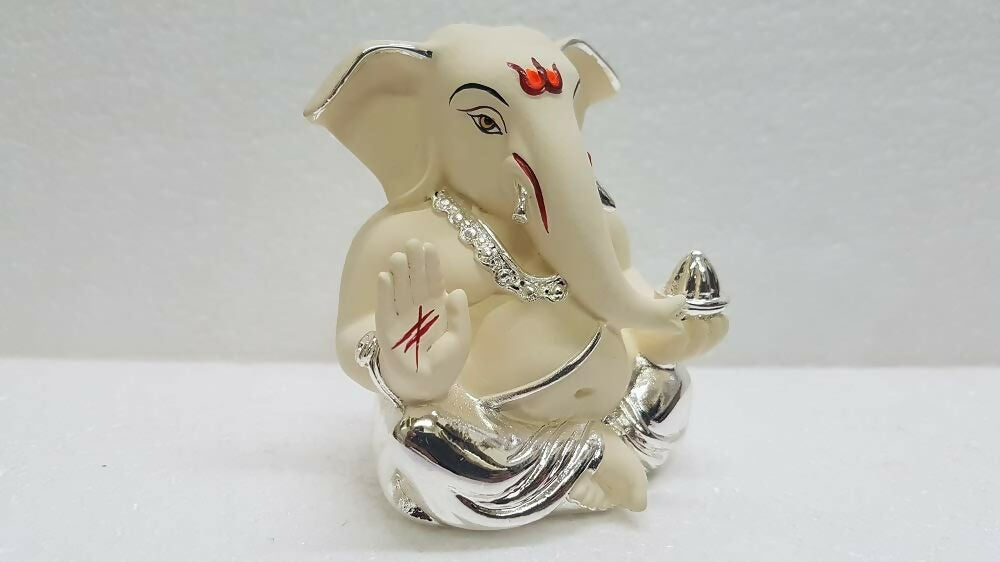 Gold Art India Ceramic Ganesh Idol - Swadesiicart