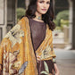 Jyoti Fashion Women's Brown Velvet Floral Digital Printed Kurta with Trouser & Dupatta | Swadesiicart