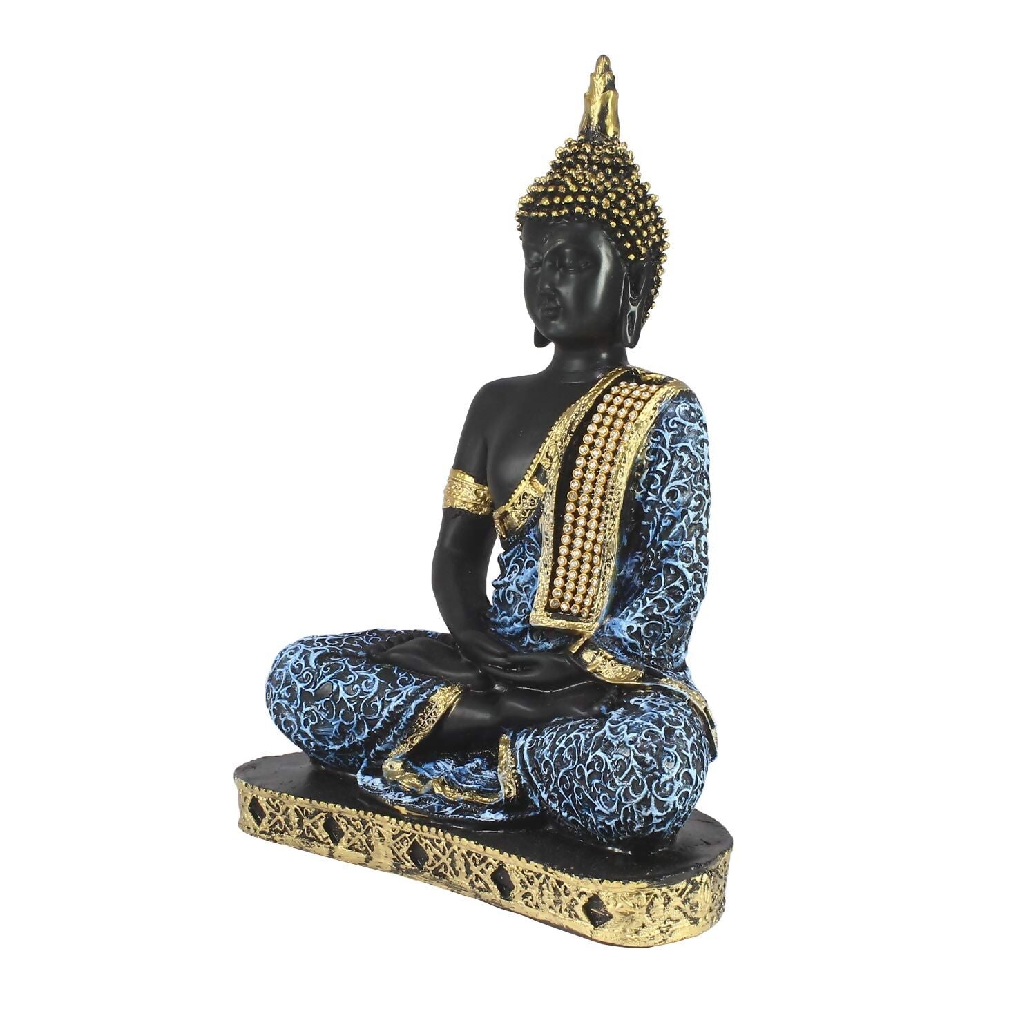 eCraftIndia Buddha Showpiece - Blue - Swadesiicart