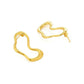 Golden Drop Earrings - Ruby Raang | Swadesiicart