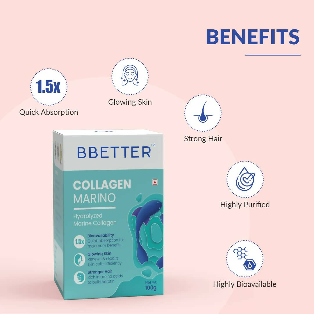 BBETTER Collagen Marino Powder - Swadesiicart