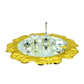 Puja N Pujari Gold & Silver Plated Craft Design Pooja Thali Set