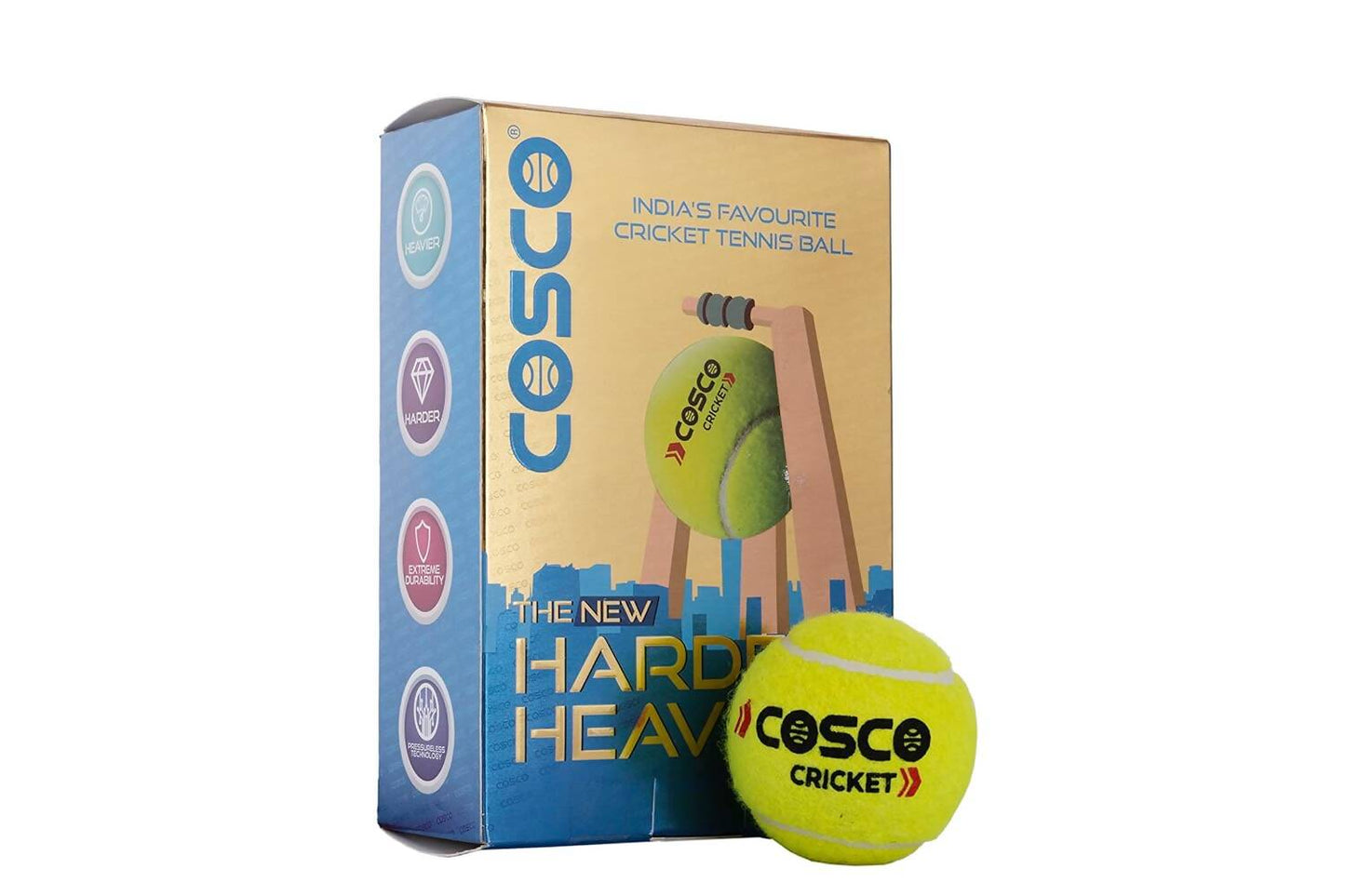 Cosco Harder Heavier Ball (Pack of 6) - Swadesiicart