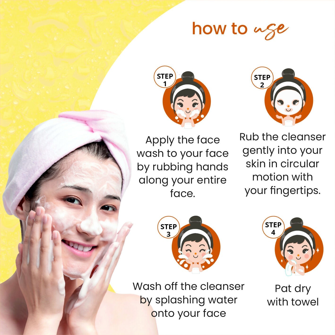 Globus Naturals Hyaluronic Acid & Vitamin C Face Wash | Swadesiicart