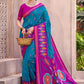 Shree Shyam Fashion Sea Green Pochampally Silk Saree