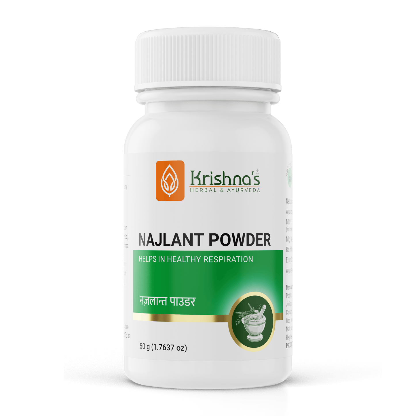 Krishna'S Herbal & Ayurveda Najlant Powder | Swadesiicart