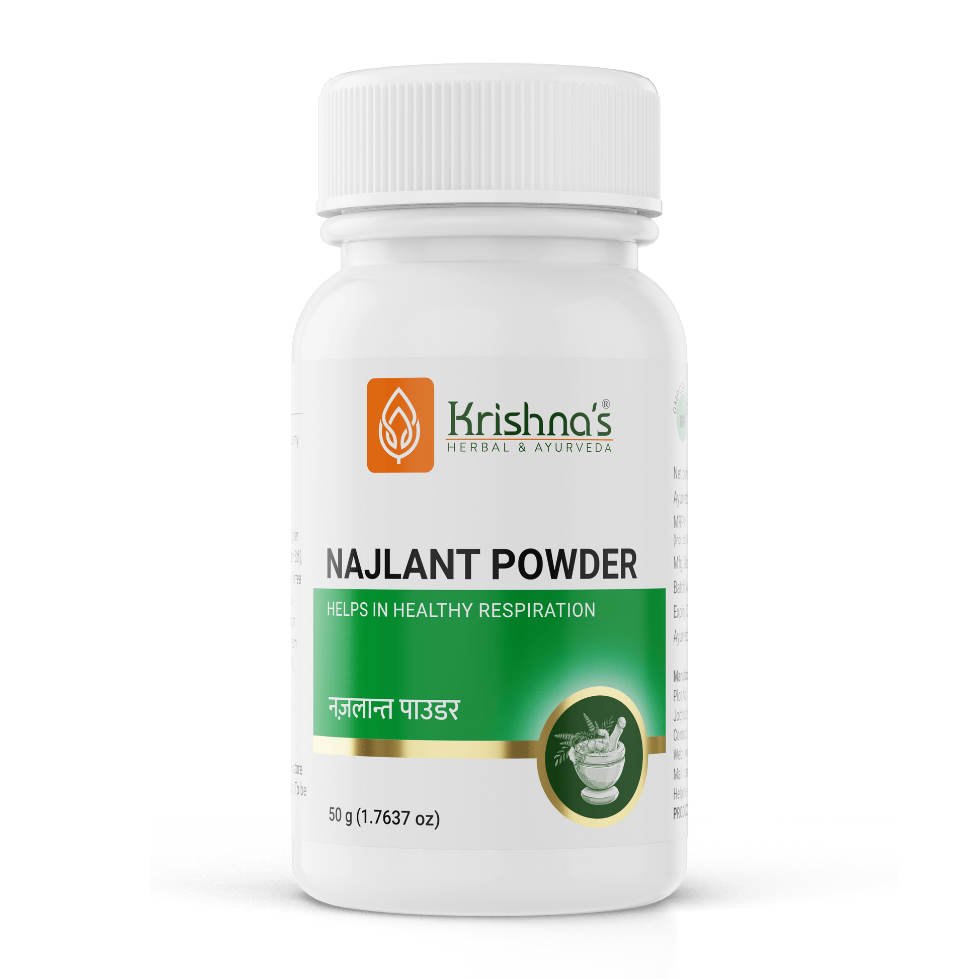 Krishna'S Herbal & Ayurveda Najlant Powder | Swadesiicart
