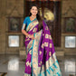 PR Fashion Magenta Soft Banarasi Silk With Zari Weaving Meenakari Design Saree | Swadesiicart
