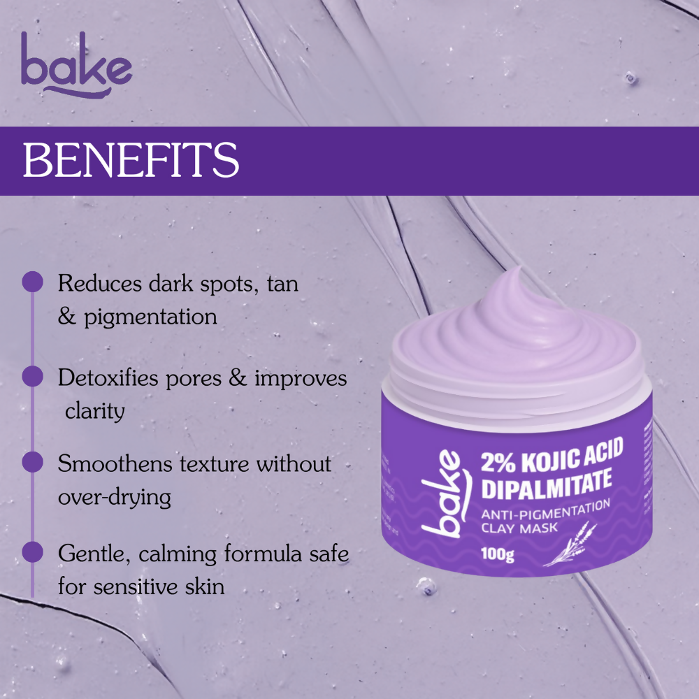 Bake Kojic Acid Anti-Pigmentation Clay Mask | Swadesiicart