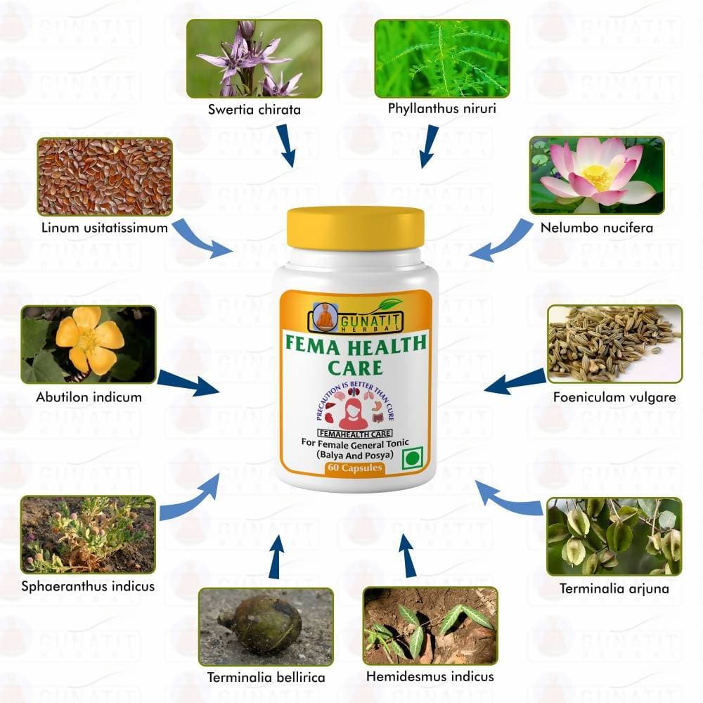 Gunatit Herbal Fema Healthcare | Swadesiicart