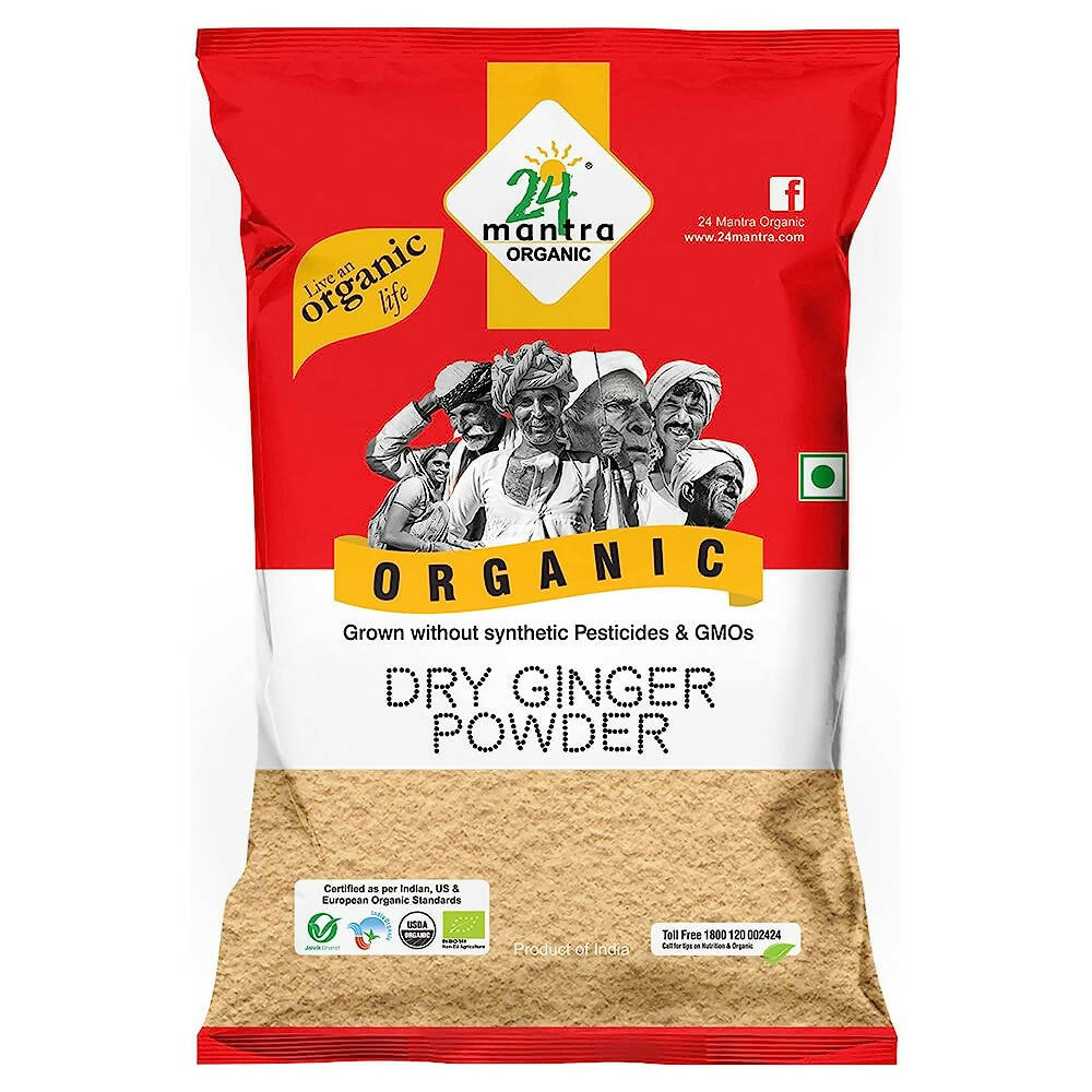 24 Mantra Organic Dry Ginger Powder - Swadesiicart