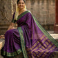 Shree Shyam Fashion Purple Soft Silk Saree