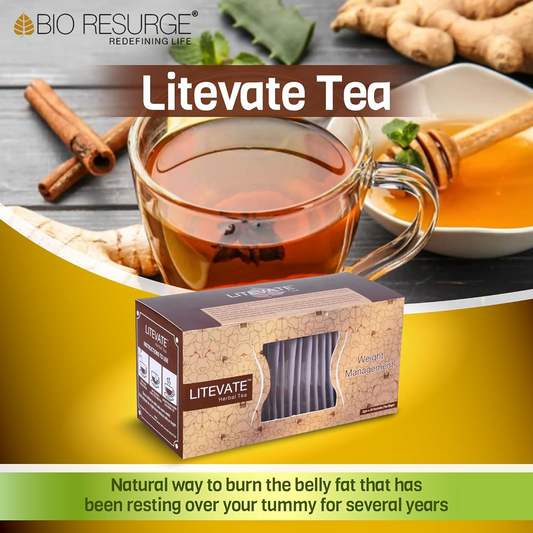 Bio Resurge Life Litevate Herbal Green Tea | Swadesiicart