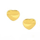 Golden Heart Studs - Ruby Raang | Swadesiicart