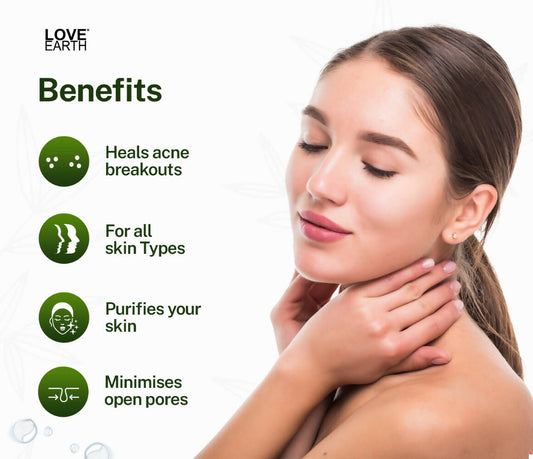 Love Earth Green Tea Toner - Swadesiicart