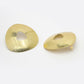 NVR Women Gold-Polished Alloy Triangular Drop Earrings - Swadesiicart