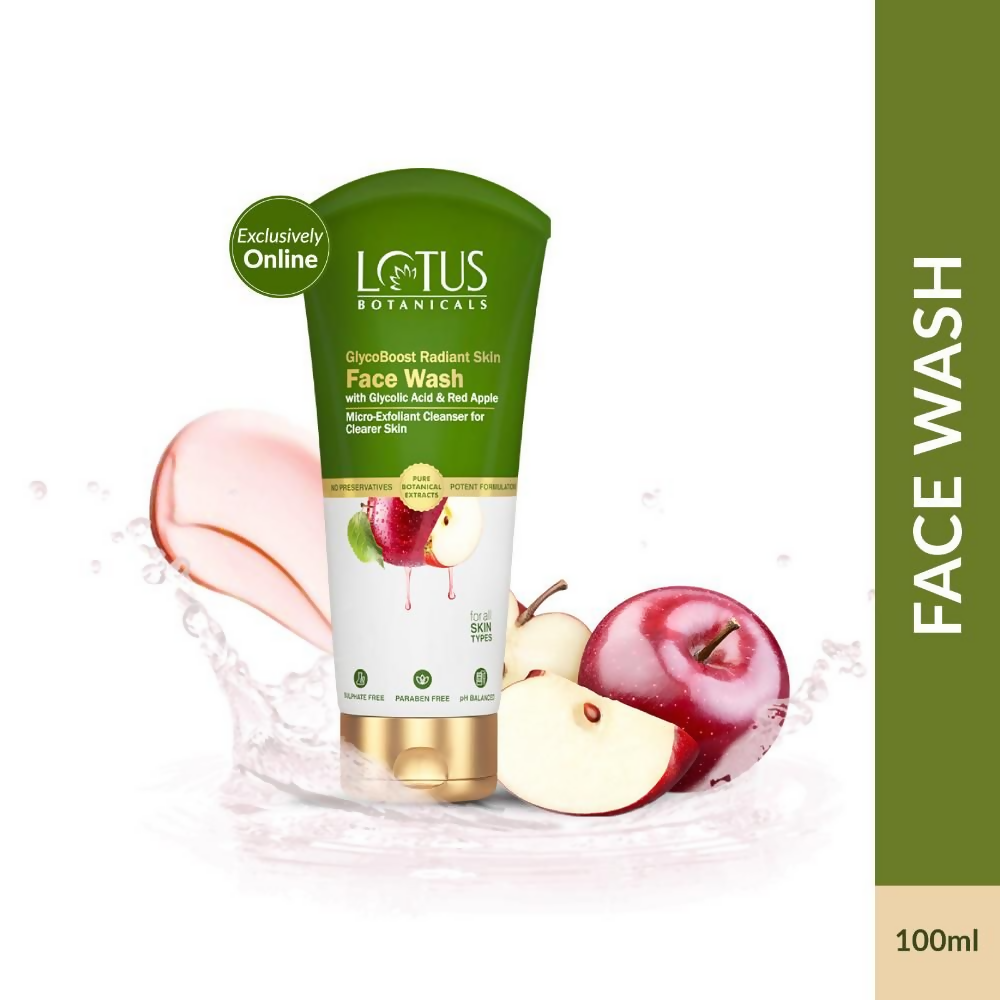 Lotus Botanicals GlycoBoost Radiant Skin Face Wash | Swadesiicart