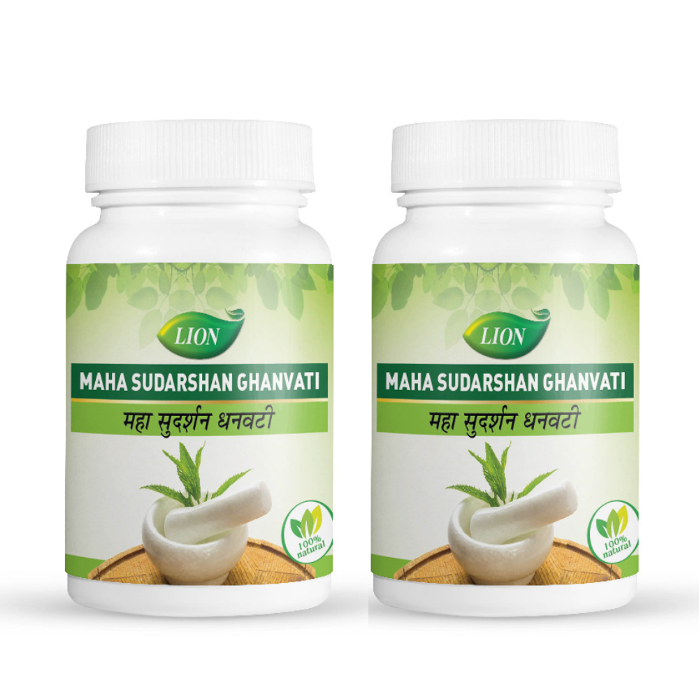 Lion Ayurveda Mahasudarshan Ghanvati | Swadesiicart