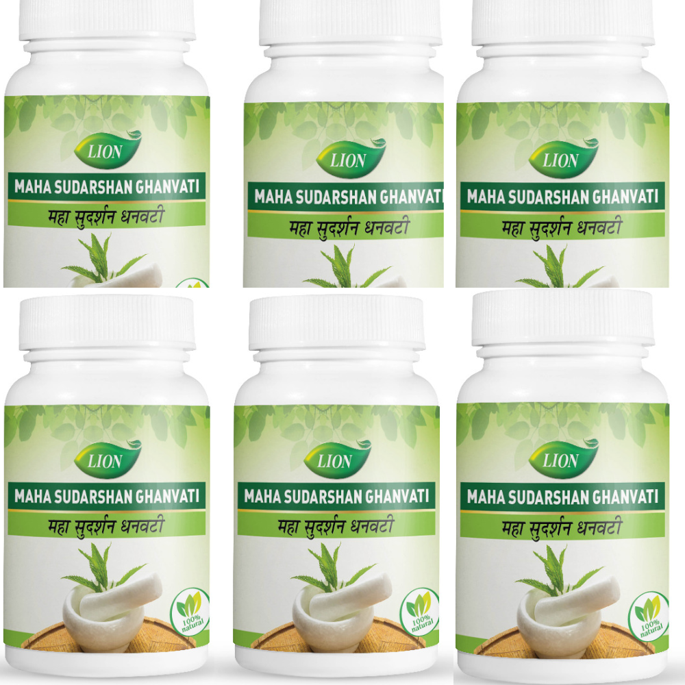 Lion Ayurveda Mahasudarshan Ghanvati | Swadesiicart