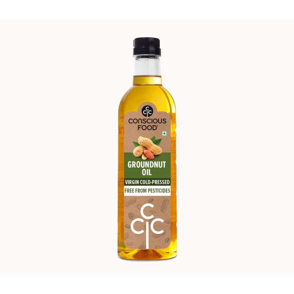 Conscious Food Organic Peanut/Groundnut Oil - Swadesiicart