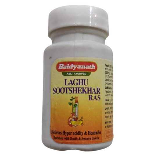 Baidyanath Jhansi Laghu Sutshekhar Tablets - Ayurvedant Pvt. Ltd.