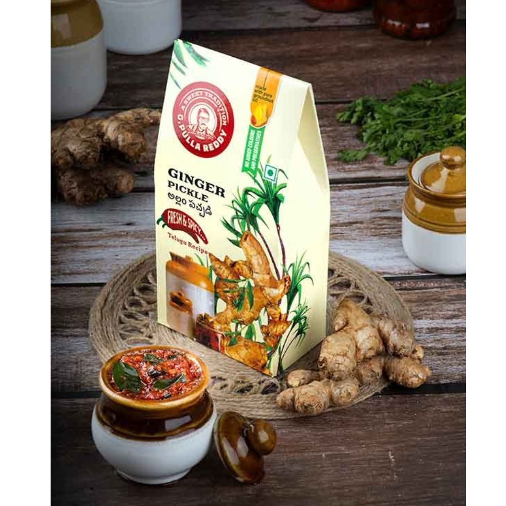 Pulla Reddy Ginger Pickle - Swadesiicart