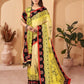 Aayaa Designer Winter Collection Printed Saree With Shawl - Multi Color