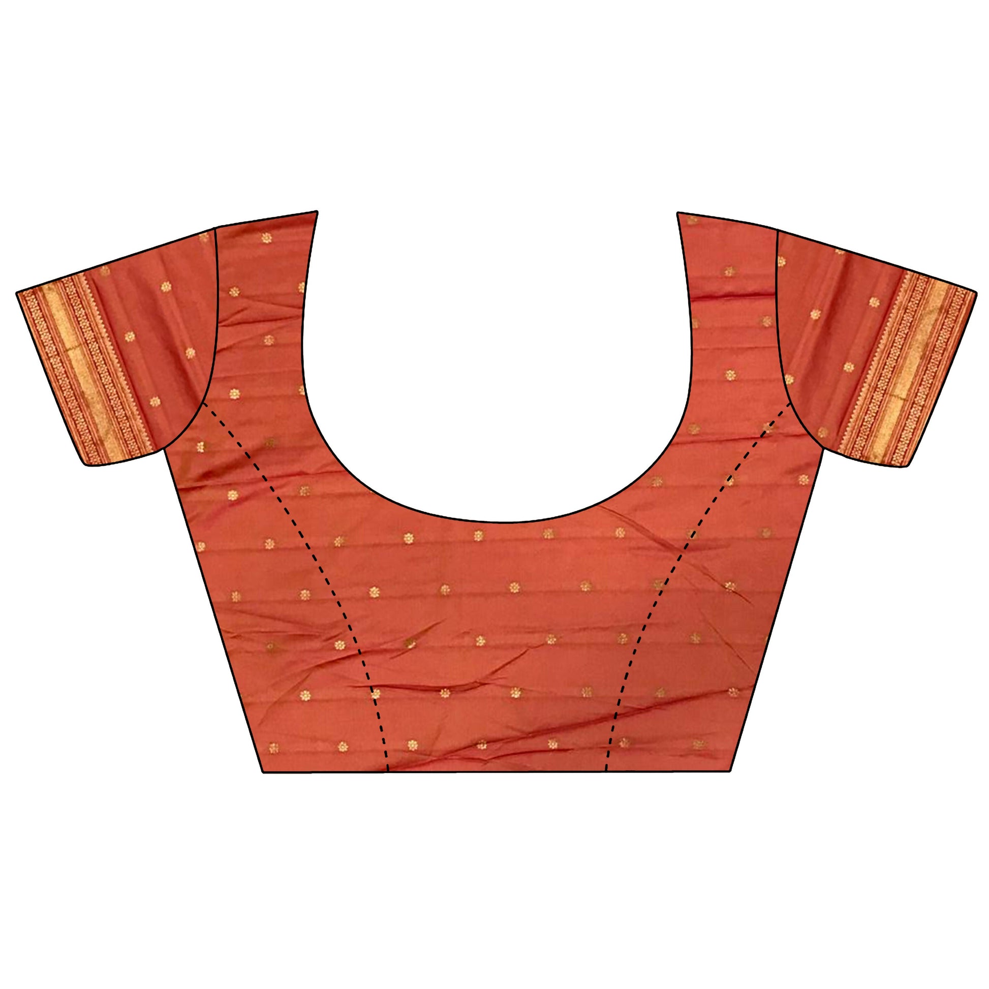 Joban Fashion Peach Banarasi Soft Silk Woven Saree | Swadesiicart