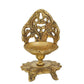 eCraftIndia Golden Decorative Handcrafted Brass Diya Stand | Swadesiicart
