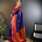 Joban Fashion Red Butti Banarasi Silk Sarees | Swadesiicart