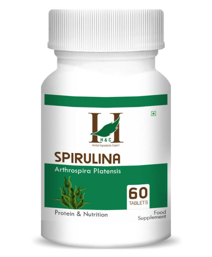 H&C Herbal Spirulina Tablets - Just Jaivik