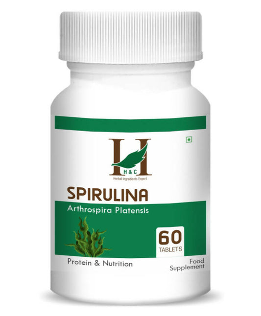 H&C Herbal Spirulina Tablets - Just Jaivik