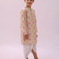 Lil Drama Mishti Off White Kurta Dhoti Set For Boys | Swadesiicart