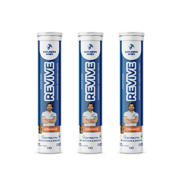 Explosive Whey Athlete Series Revive Hydration Tablets | Swadesiicart