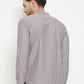 Even Apparels Grey Color Pure Cotton Short Men's Kurta With Band Collar | Swadesiicart