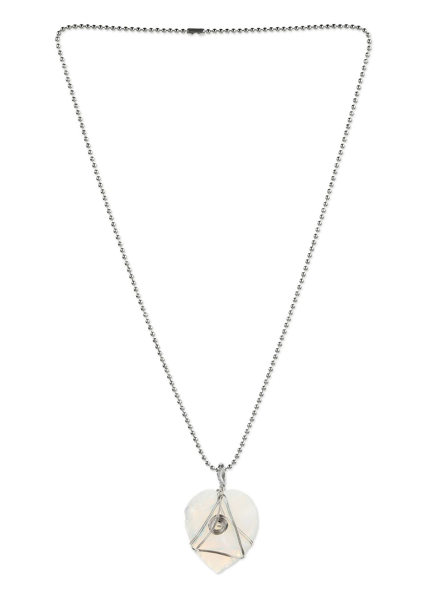 Women's Silver-Toned Blue Silver-Plated Handcrafted Chain - Ruby Raang | Swadesiicart