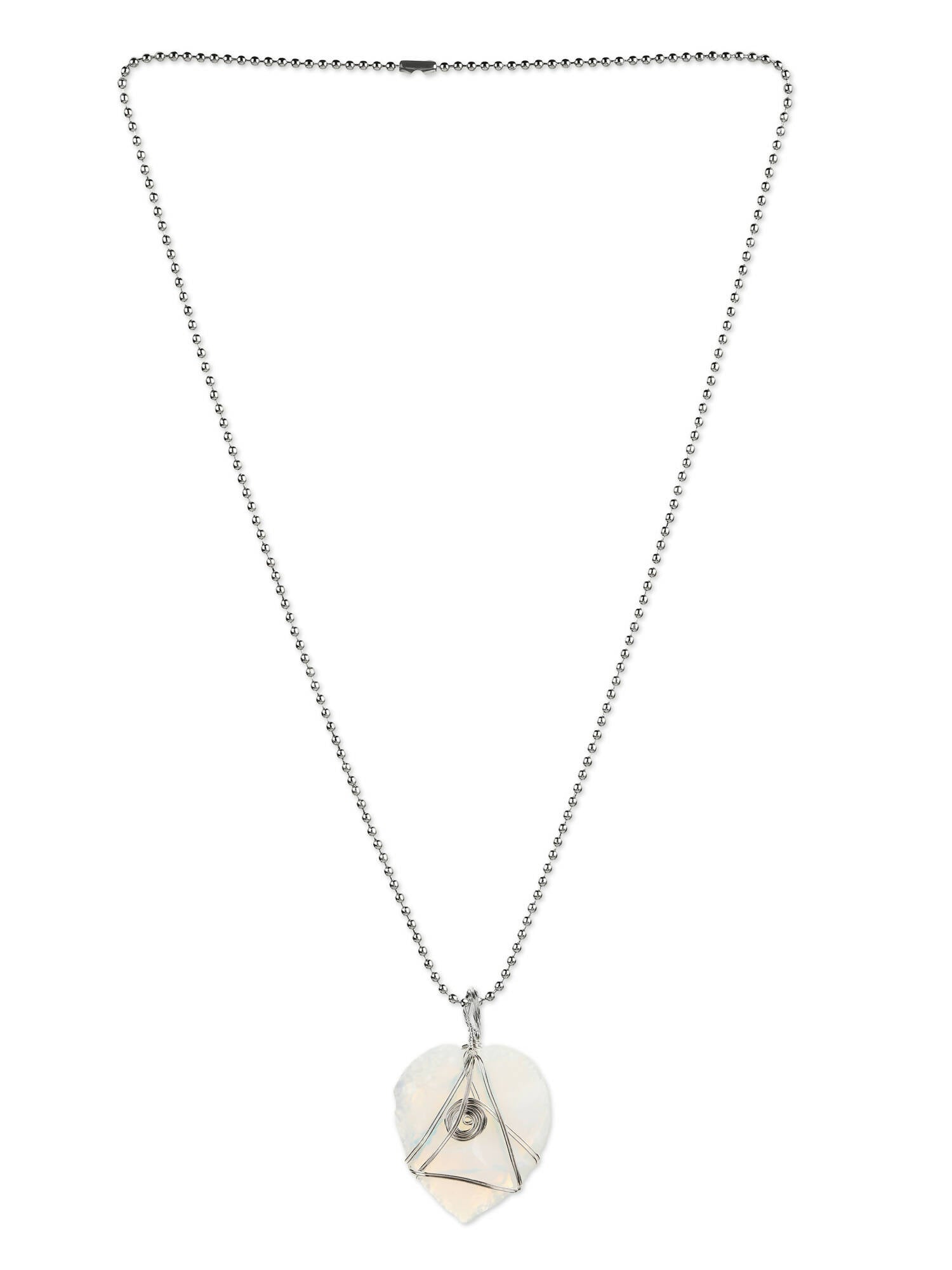 Women's Silver-Toned Blue Silver-Plated Handcrafted Chain - Ruby Raang | Swadesiicart