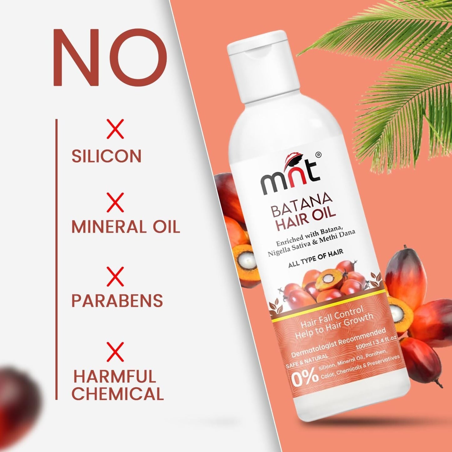 MNT Batana Hair Oil - Swadesiicart