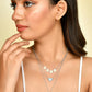 VOJ Beads Silver Plated Stainless Steel Layered Chain | Swadesiicart