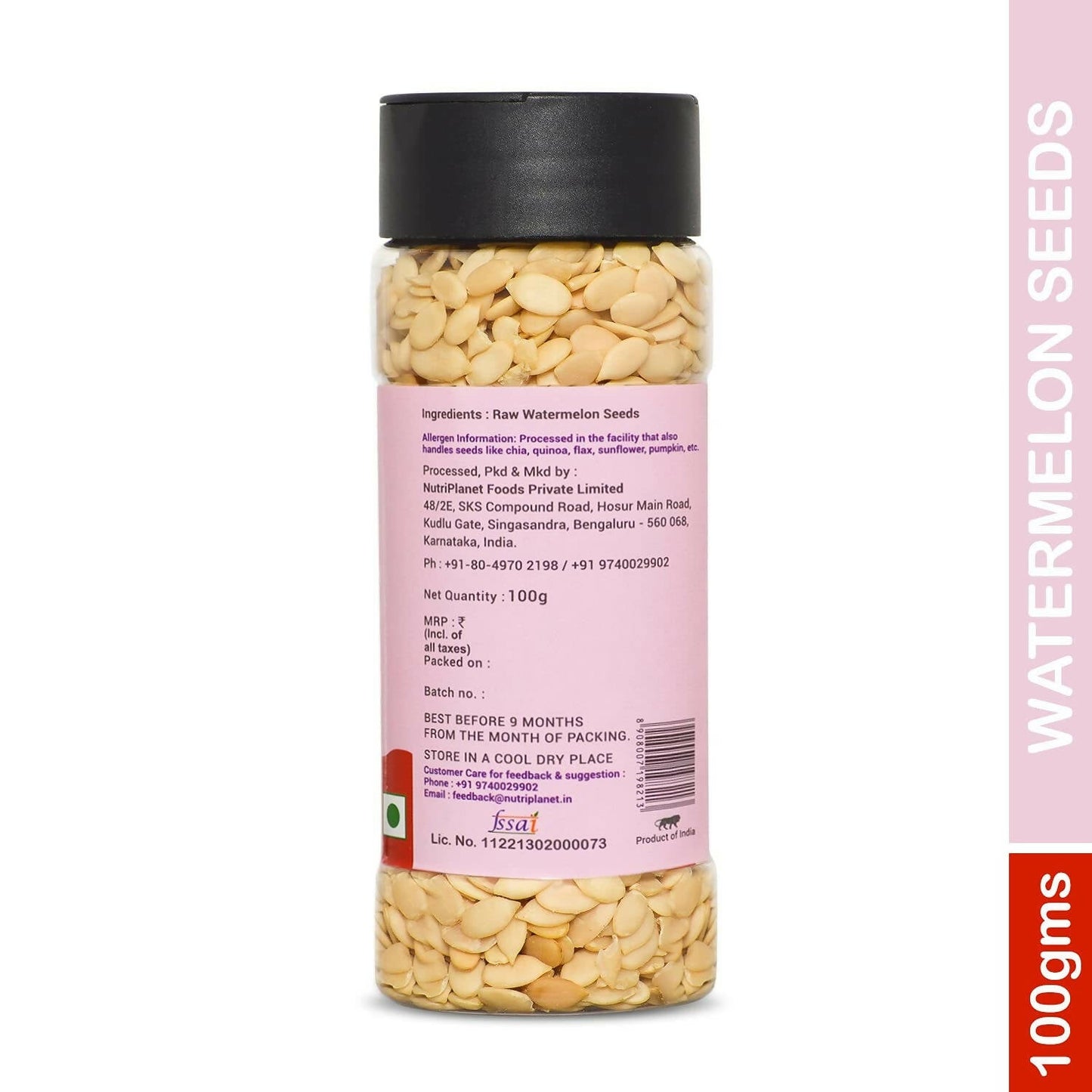 Fulsome Raw Watermelon Seeds - Swadesiicart