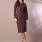 Myshka Women's Magenta Printed Round Neck Party Top With Skirt Co-ord set - Swadesiicart