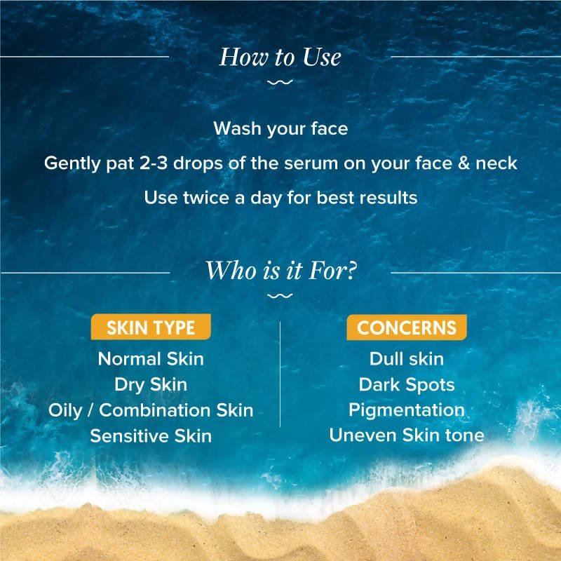 Aqualogica Glow+ Concentrate Face Serum With Hyaluronic Acid & Vitamin C - Limited Time Offer - Swadesiicart