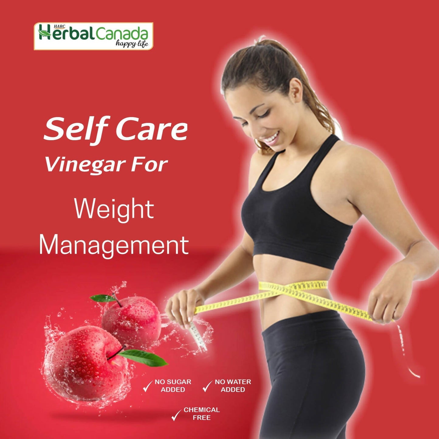 Herbal Canada Apple Cider Vinegar - Swadesiicart