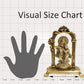 Collectible India Metal Gold-Polished Radha Krishna Idol - Swadesiicart