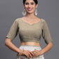 Shree Shyam Fashion Linen Cotton Beige Saree